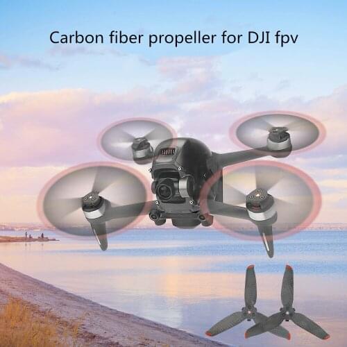 4PCS Carbon Fiber Propeller Blades Break-proof Suitable for DJI FPV Combo Ride Through Aircraft Drone Accessories