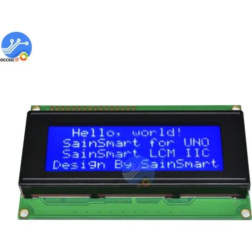 2004LCD Screen Module Blue Backlight 5V HD44780 LCD Controller Board IIC/I2C LCD Display Screen Monitor for Arduino