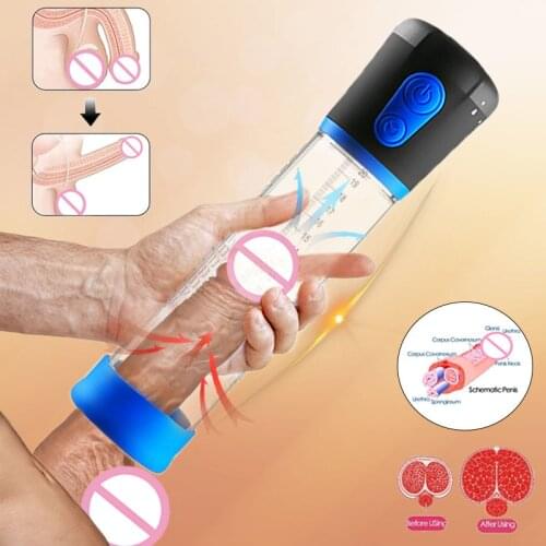 Penis Pump Vacuum pump Penis Extender Sex Toys for Adults Men Penis Enlargement Cock Trainer Male Masturbator Porducts Sexshop