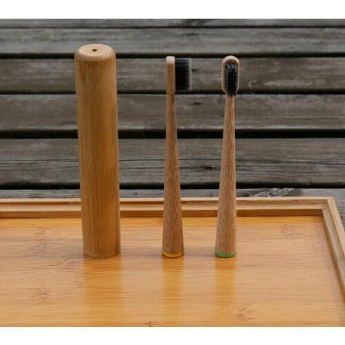 New Bamboo Toothbrush Conical Toothbrush Suit
