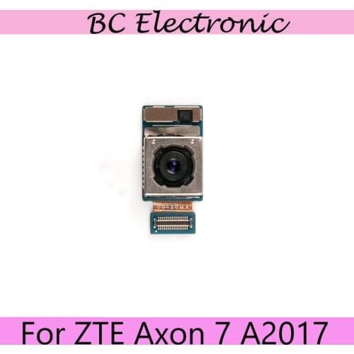 Original New 5.5 Inch For ZTE Axon 7 Axon7 A2017 A 2017 Rear Back Big Camera Replacement Repair