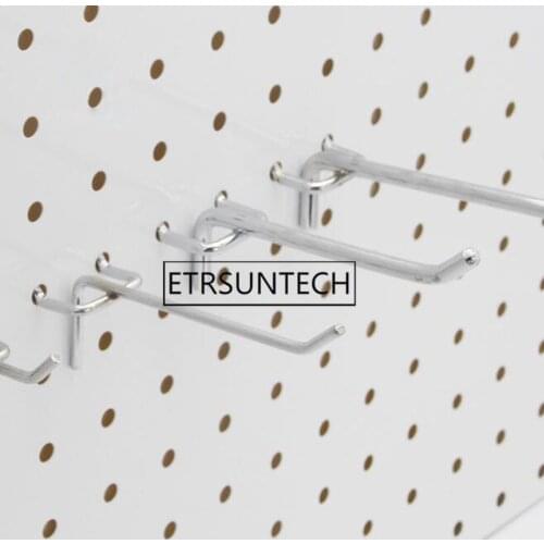 300pcs 10CM Hook Panel Perforated Wall Storage Garage Workshop Fixing Store Shop Merchandise Retailing Display Storage Rack
