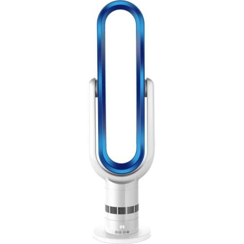 Touch Bladeless Fan Screen, Easy To Clean and Safe for Children, Ultra-quiet Pageless Table Fan Remote Control 10 Wind Speed