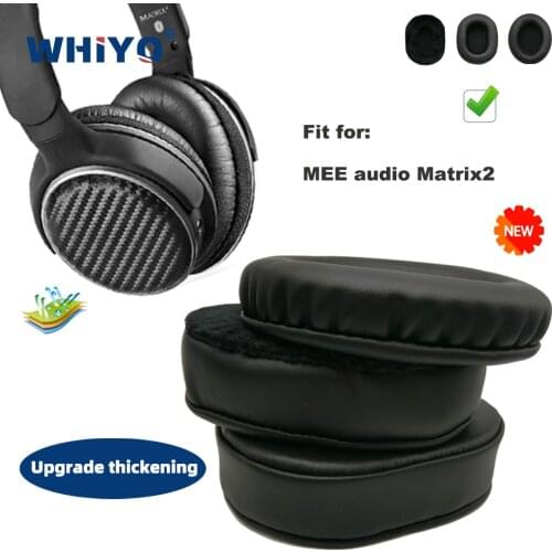 Replacement Ear Pads for MEE audio Matrix2 Matrix 2 Matrix-2 Headset Parts Leather Cushion Velvet Earmuff Earphone Sleeve Cover