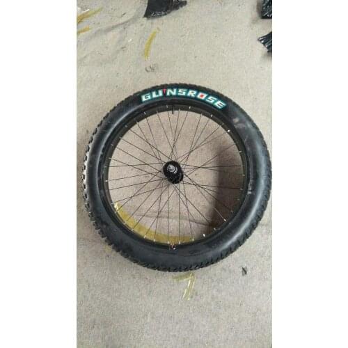 Special order of 3 Front Wheels and 1 Rear Wheel 4 Seats and 4 Handbars for Gunsrose 26x4.0 Snow Bikes