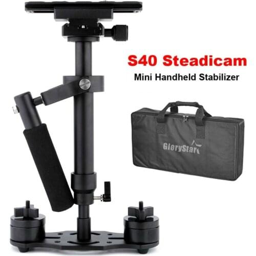 S40 Steadicam 40cm Mini Steadycam Pro Handheld Camera Video Stabilizer for Camcorder Digital Camera Video Canon Nikon Sony DSLR