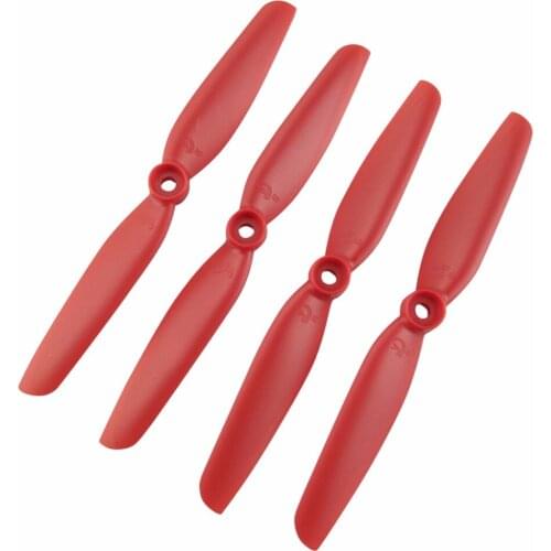 4PCS wind leaf for Remote control MJX B6 B6F B6FD Bugs 6 B5W F20 romote control brushless airplane replacement accessories-Red