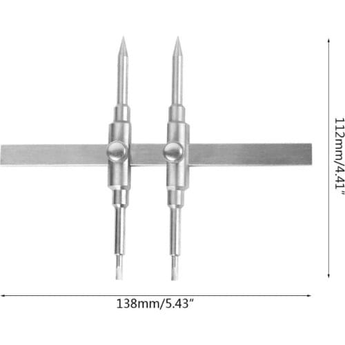 HX6A 1Set Professional Dual Tip Stainless Steel Lens Spanner Wrench Opening Repair Disassemble Tool Kit 10-130MM for DSLR Kit