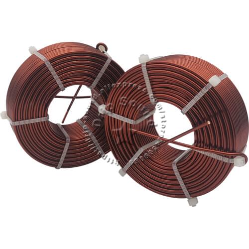 1pcs 1.8mm 0.1mH-2.0mH Large Power Speaker Crossover Audio Amplifier Inductor 4N Oxygen-Free Copper Wire Coil #Brown