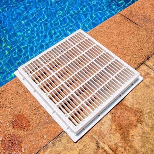 30cm high-quality Floor Drain Cover Replacement Square Main Drainer For Swimming Pool Accessories Suitable For Most Pool Types