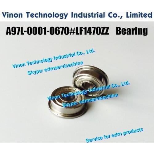 A97L-0001-0670#LF1470ZZ Upper Bearing (5pcs/lot) edm spare parts for iD,iE series A97L00010670, A97L-0001-0670/LF1470Z