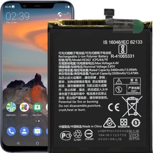 HE363 Battery For Nokia 8.1 TA-1119 TA-1128 Battery Replacement Repair Part