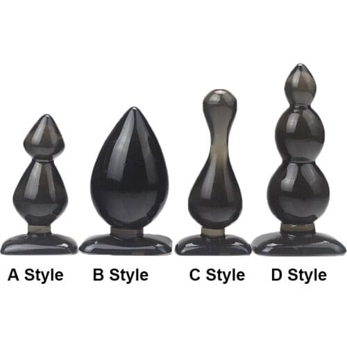 4-in-1 35mm/40mm/50mm Butt Plug Set Big Flexible Anal Plug Buttplug Anal Beads Sex Toys for Men Women Sex Products for Couples