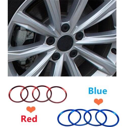 Car Styling Ring Wheel Hub Decoration Circle Fit For Skoda Octavia a5 a7 Yeti Roomster Fabia Rapid Superb Car Accessories