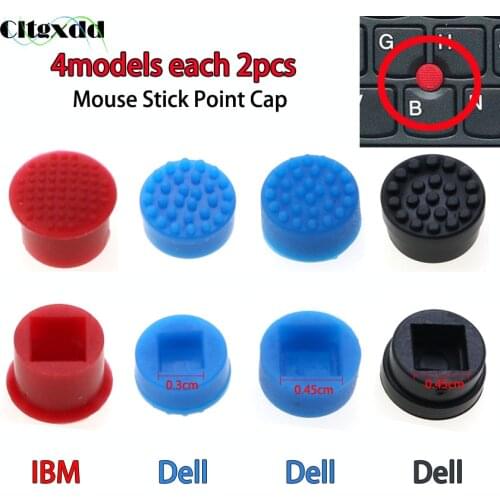 Cltgxdd 8pcs Laptop Nipple Rubber Mouse Pointer Cap For IBM Thinkpad X200 X22 For Dell HP Keyboard Trackstick Guide