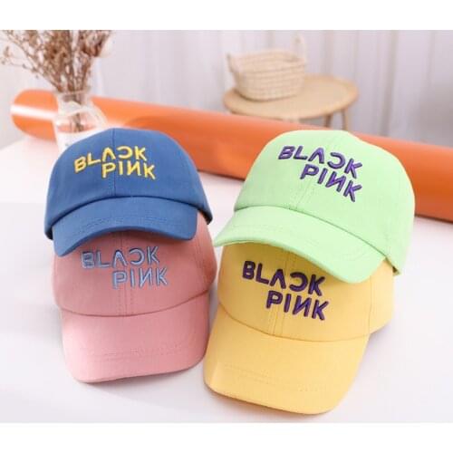Doitbest Baby Child Baseball Cap spring Hip Hop summer sun kids Hats Black Pink Letters Boys Girls Caps snapback hat gorras
