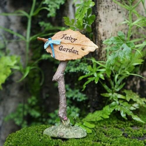 Fairy Miniature Small Dragonfly on Leaf , Fairy Garden Supplies Terrarium Accessories