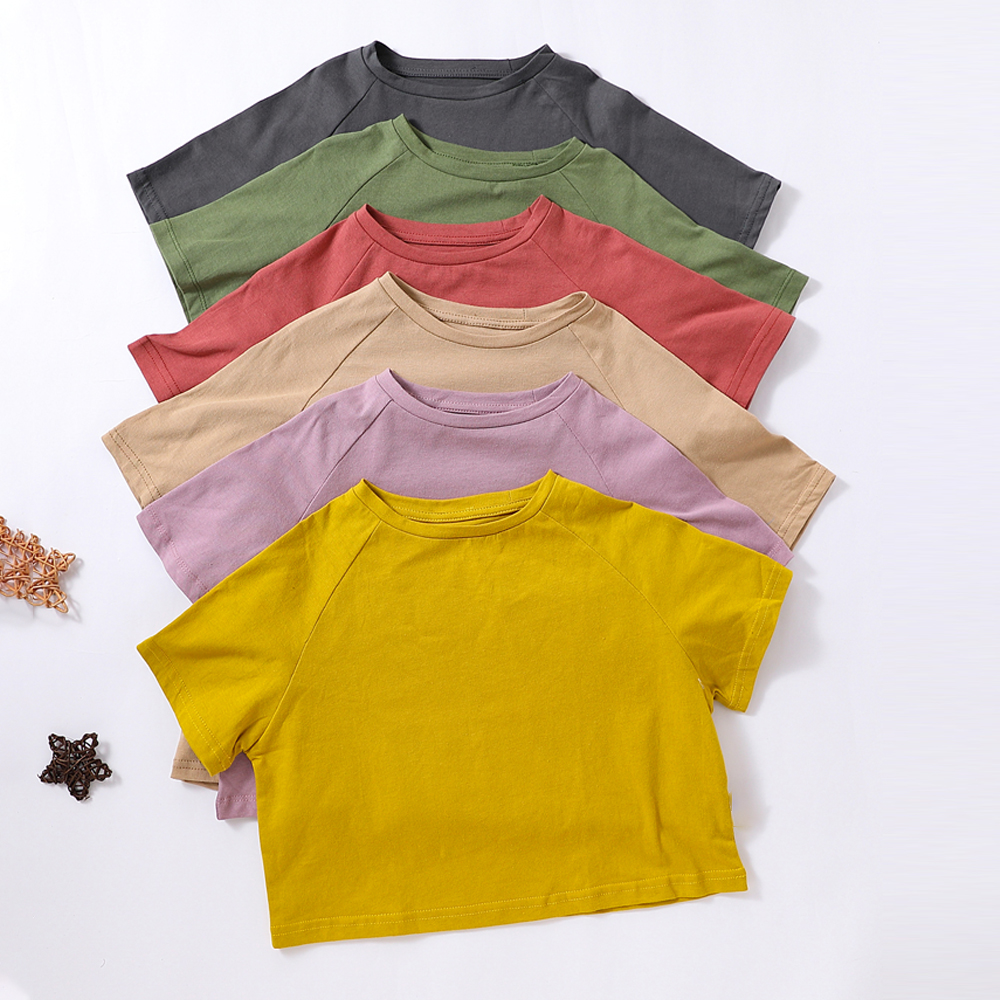 Boys and Girls T-shirt for Cute Cartoon Cotton Long Sleeve Top Children Kids Clothing