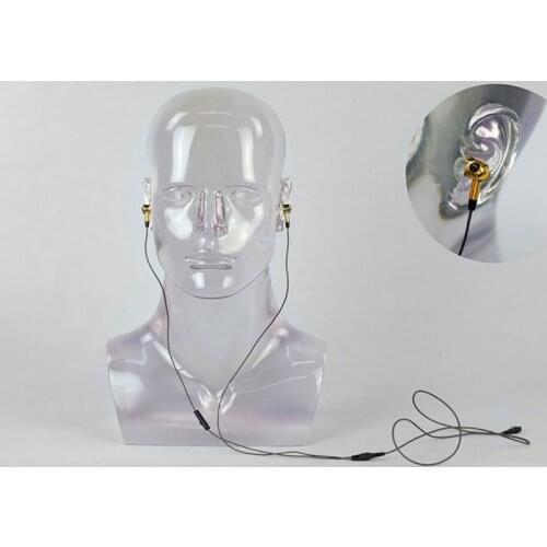 High Quality Men Transparent Head Model Clear Mannequin Head Hot Sale