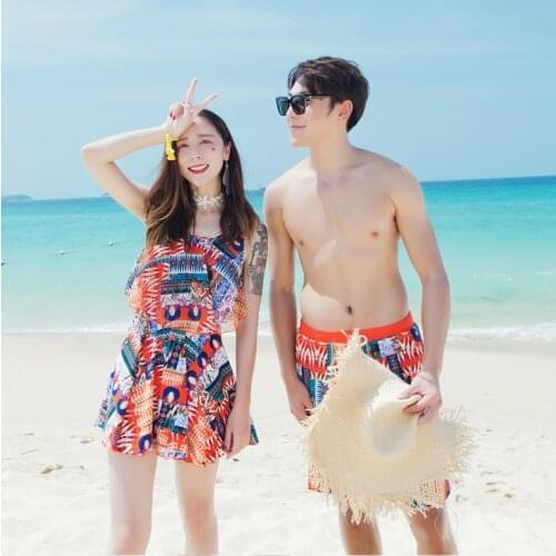 New Sexy Dress Bikinis Bodysuits Set Womens Bikini Swimsuits Couple Swimwear Skirt Women Bathing Suits Lovers Swimsuit Summer