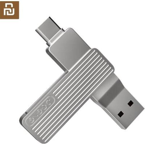New Youpin JESIS Type-C USB Dual Interface Mobile Phone U Disk M1 360 Rotation Aluminum Alloy Material 120MB/S Can Use APP