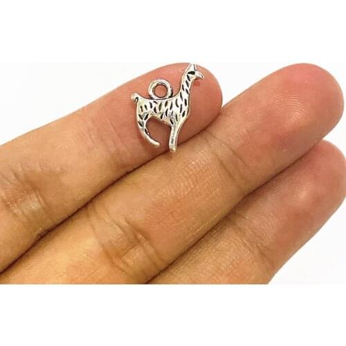 10pcs Charms New New Llama Animal 16x13mm Antique Silver Color Pendant For Jewelry Making DIY Necklace Jewelry Accessories