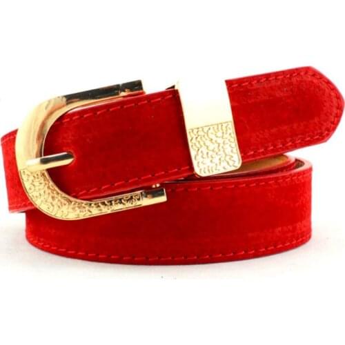 Aoluolan Women Belt Female High Quality PU letaher for Dress girls Waist Belt Vintage Western Carved Ladies Belt