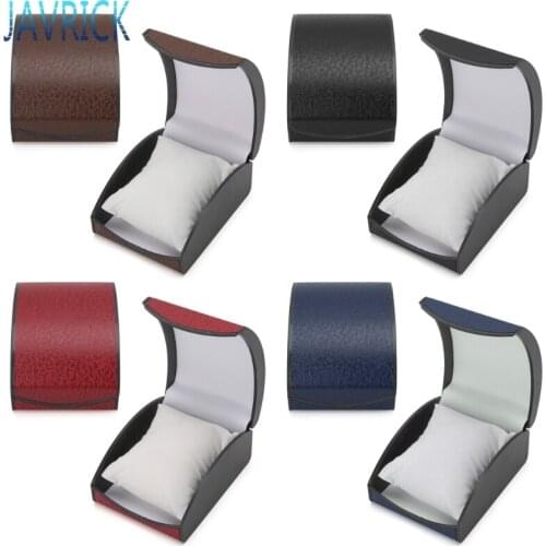 Luxury Wristwatch Box Display Case Gift For Jewelry Bracelet Faux Leather Holder JUL31