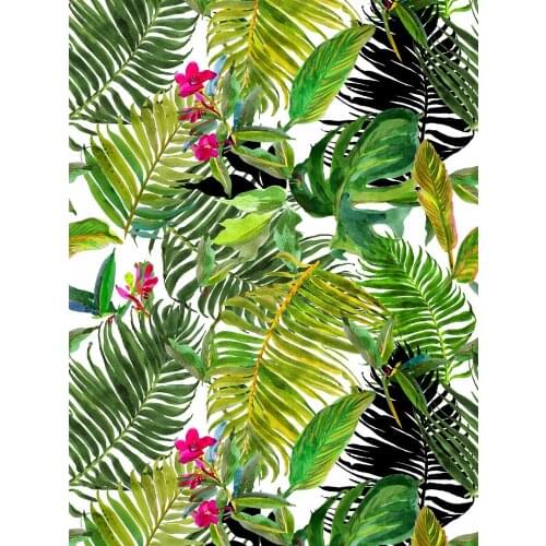 Peel And Stick Tropical Palm Contact Paper Wallpapers For Walls Living Room Bedroom Self Adhesive Wallpaper For Home Decortion