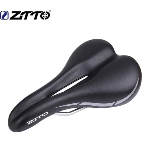 ZTTO Bicycle Seat Mountain Bike Saddle Thickened Seats Accessories Sports Entertainment for Cycling Bicycle Parts Black White