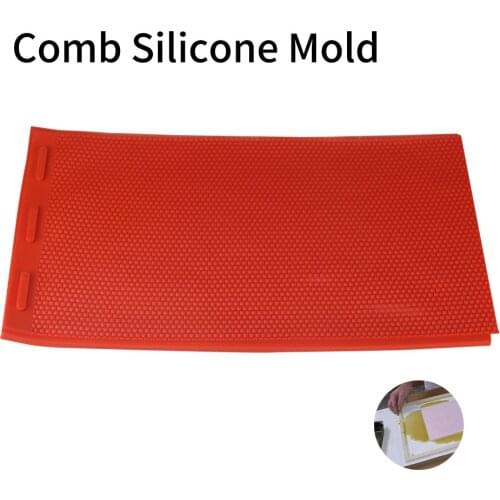 Beekeeping Silicone Beeswax Honeycomb Mold Flexible Wax For Machine Foundation Sheets Press Embosser Wax For Bees Beekeeper