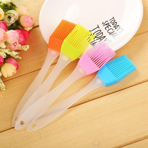 High Temperature Silicone Barbeque Brush Cooking BBQ Heat Resistant Oil Condiment Brushes Kitchen Bar Cake Baking Tools
