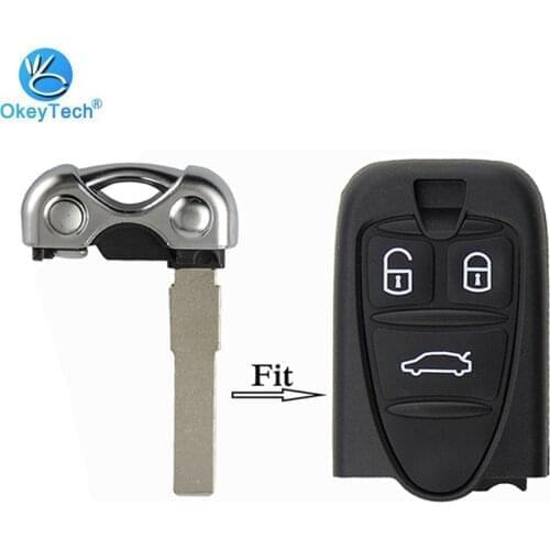 OkeyTech 1PC Replacement Key Blade Good Quality Uncut Blade for ALFA ROMEO 159 Brera 156 Spider Key Free Shipping