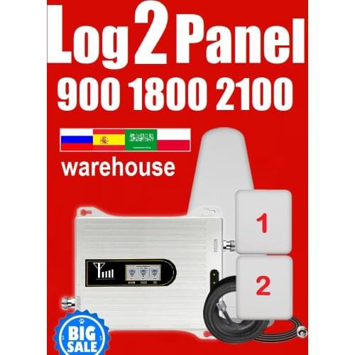 Cellular Amplifier 4g 3g signal booster triband repeater gsm 2g 3g 4g Band 8 3 1 Russia Spain Megafon Tele2 Beeline Yota MTS