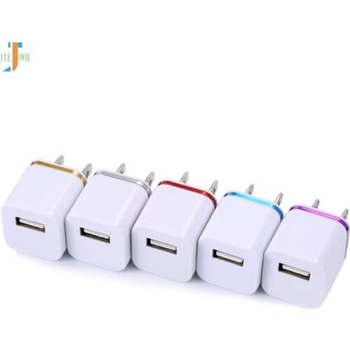 300pcs/lot USB Charger Fast Charging Travel US Plug Adapter Portable Wall Charger Mobile Phone Cable for iphone Samsung Xiaomi