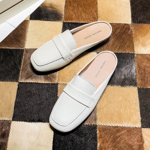 New Spring Designer Shoes Woman Quality Leather Slip on Flats Shoes for Women Loafers Ladies Shoe Socofy Shoes Zapatos De Mujer