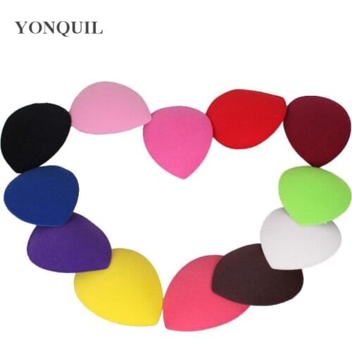 13cm Teardrop Fascinator Base Mini Hats for DIY Hair Accessories Party Headwear Wedding Millinery Material Multiple Color Select