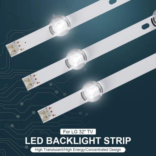 3pcs Set LED Backlight For LG 32"TV 32LB572V 6916l-1974A 32LB580V 32LB650V 32LB652V 32LB653V 32LF550 Innotek DRT3.0 32inch