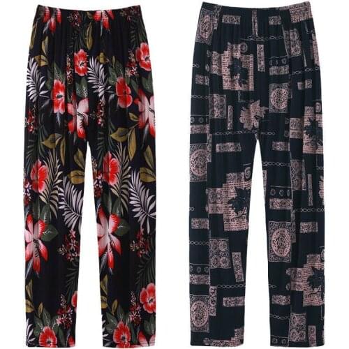 NEW High Waist Soft Comfort Womens Pants Shorts Casual Spring Summer Woman Pants Ice Silk Ankle-Length Trousers Female Slacks