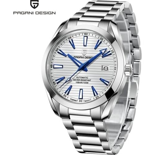 PAGANI DESIGN Top Brand Business Waterproof Mechanical Watch Stainless Steel Men Watch Sapphire Glass Tourbillon Automatic Watch