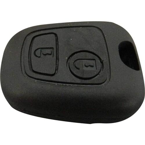 Pantograph Type 2-Button Remote Key Housing Case Cover For Peugeot 107 207 307