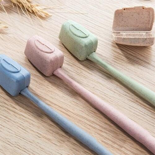 4Pcs Portable Toothbrush Cover Case Protect Hike Brush Cleaner Travel Protective Protectors Health Germproof Brush Case 4*2cm