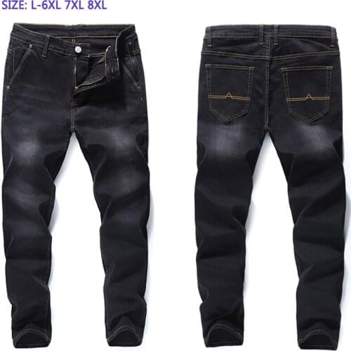 CHEN ZE JIA Straight Jeans For Men