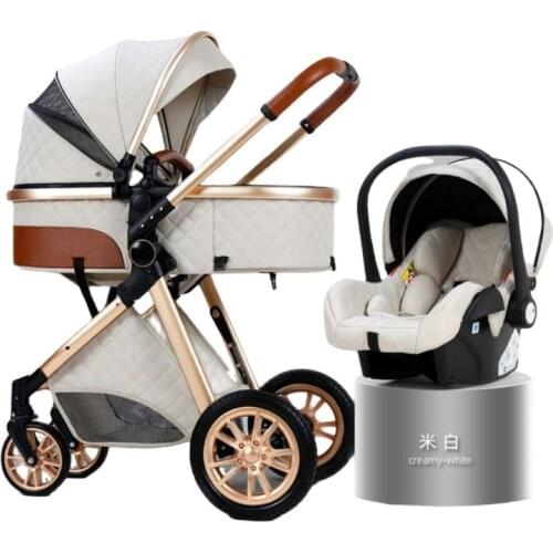 Baby Stroller Multifunctional Stroller 360-degree Rotating Shock Absorber Newborn Pram Folding Children Cars High-view