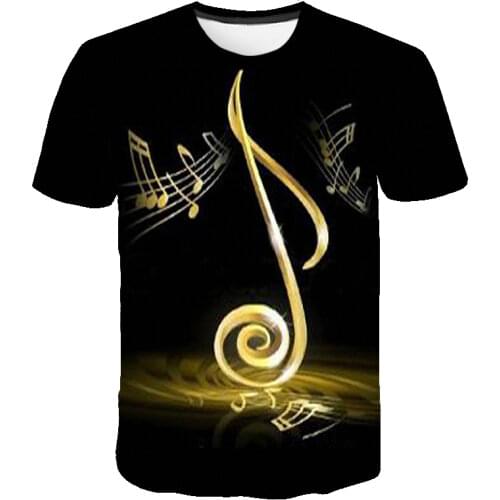 Music Character 3D Printed T Shirt Men Women Summer Music Short Sleeve T-shirts Fashion Casual Hip Hop Streetwear T Shirt Tops