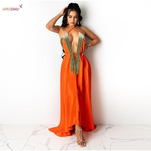 HAOOHU Summer Silk Dresses