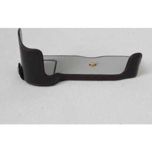 Pu Leather Case Bottom Opening Version Protective Half Body Cover Base For Nikon D7100 D7200 D7500 D3200 D3100 D750 P1000 D810