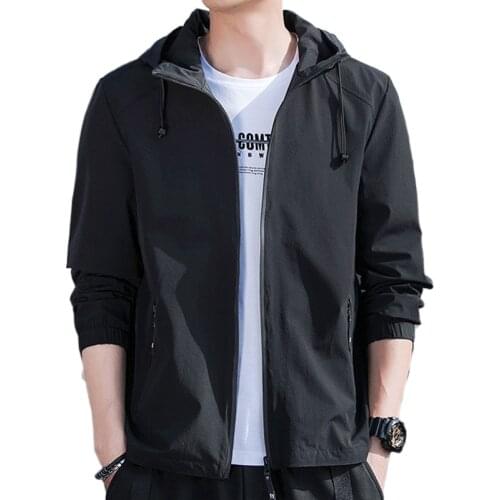 Mens jacket 2021 new spring and autumn casual jacket Korean student trend top jacket