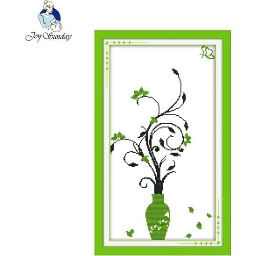 Joy Sunday Beauty of Simple Printed Canvas Counted Chinese Cross Stitch Kits Hand Crafts Cross-stitch Set Embroidery Needlework