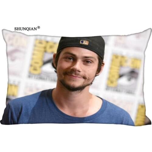 Custom Fashion Dylan O'brien #43 Pillowcase Rectangle Zippered Classic 50X75cm one-sided Pillow Cover 927&rc116